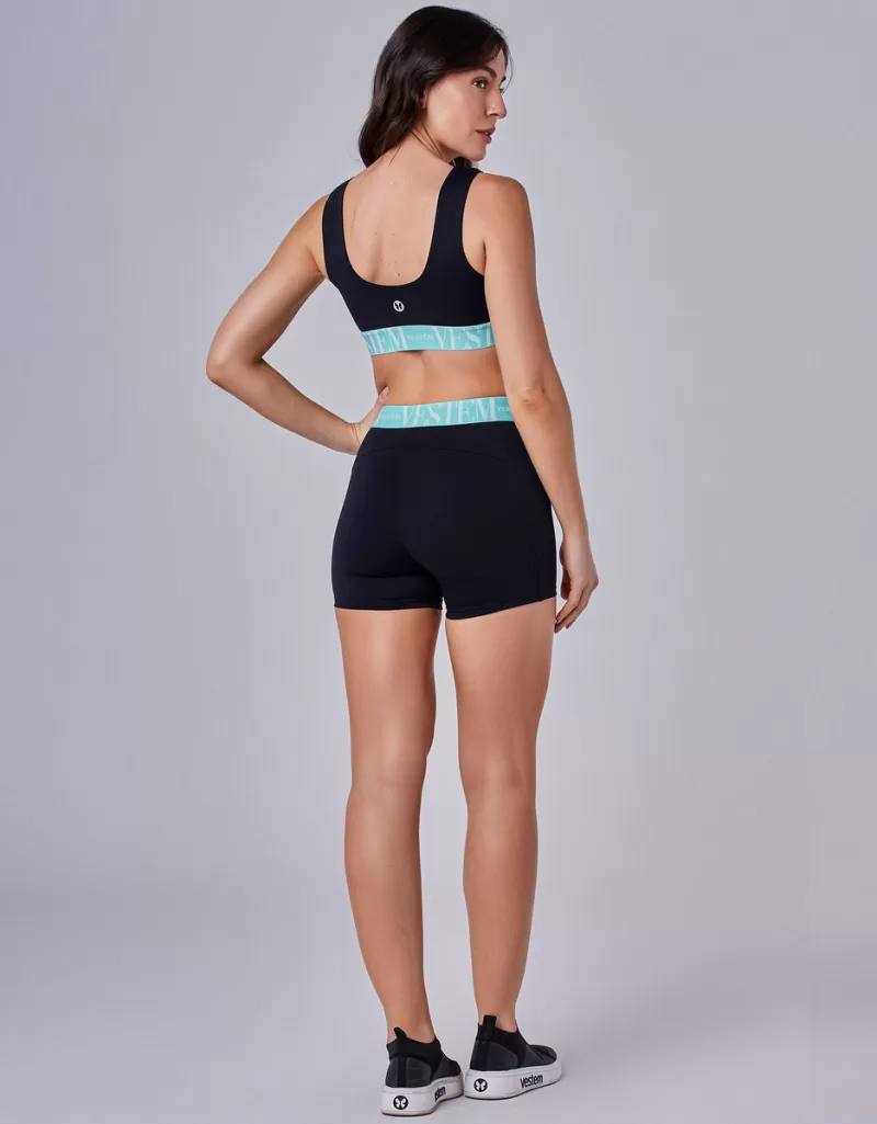 Vestem - Simone Verde Frais and Off White Top and Shorts Set - CJ180.CP.C0189