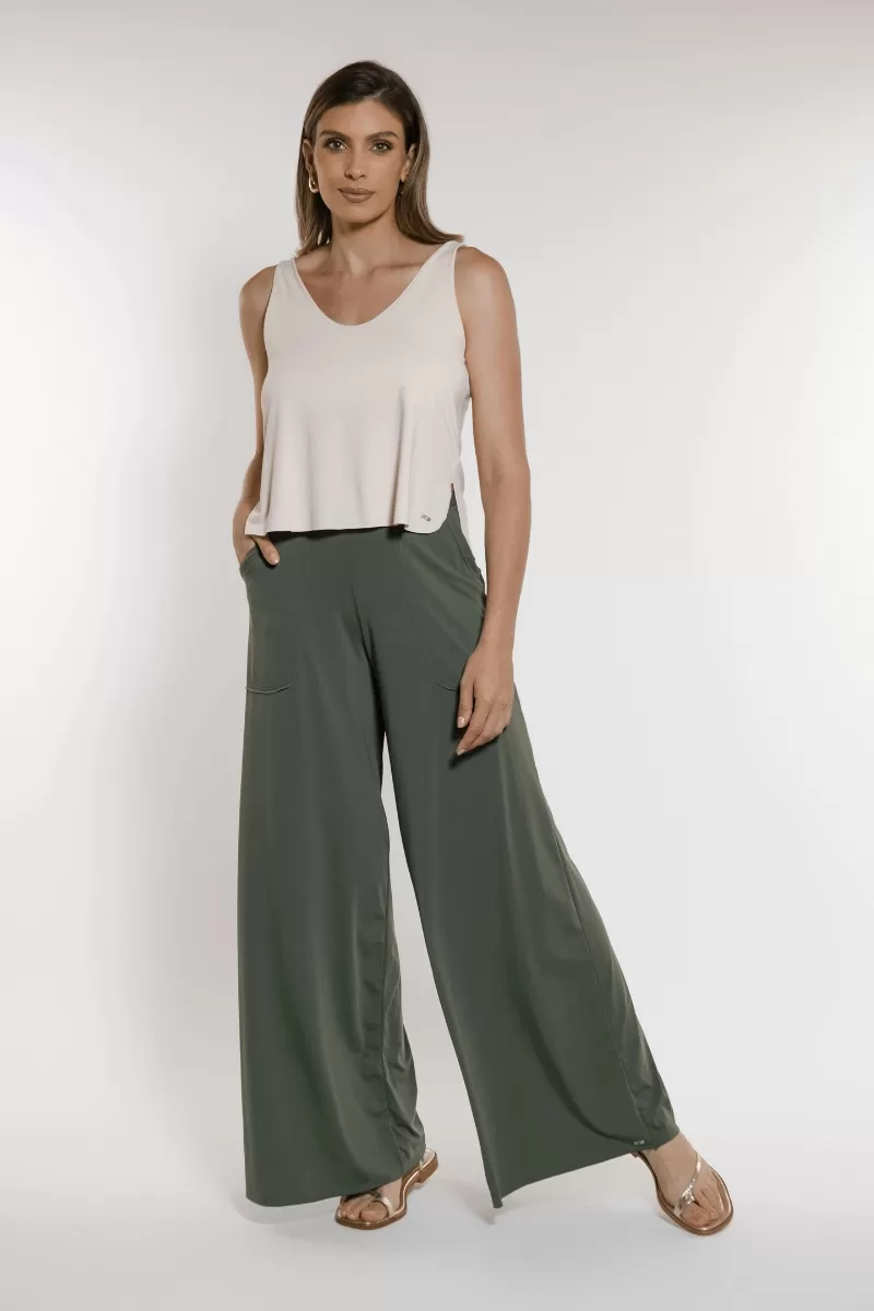 Trilha Verão - Tank Shirt Cropped Regina Free - R8340
