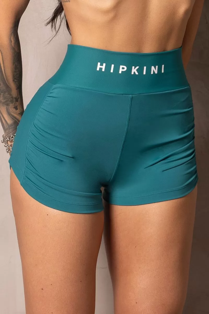 Hipkini - Stunning Green Shorts with Ruched Detail - 33330909
