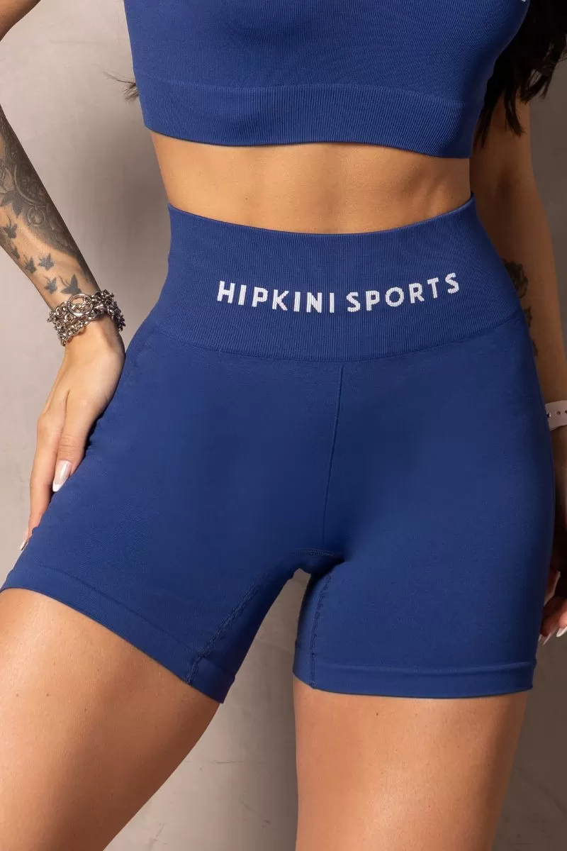 Hipkini - Stunning Seamless Navy Blue Shorts - 33331062