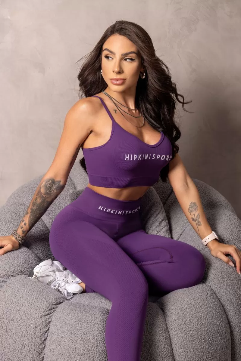 Hipkini - Stunning Seamless Grape Leggings - 33331072