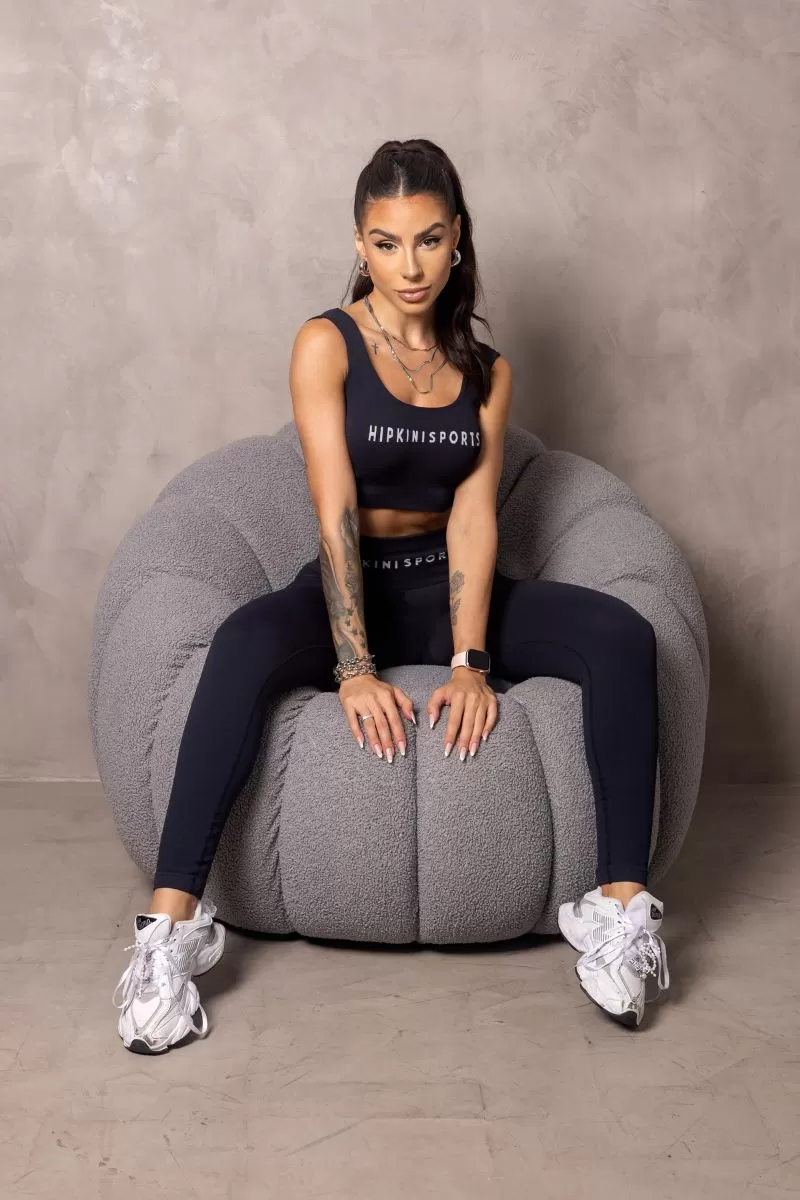 Hipkini - Stunning Seamless Black Top - 33331067