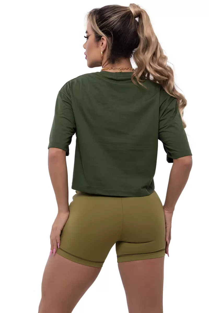 Trincks - Cropped Motivacion No Days Off Verde - 