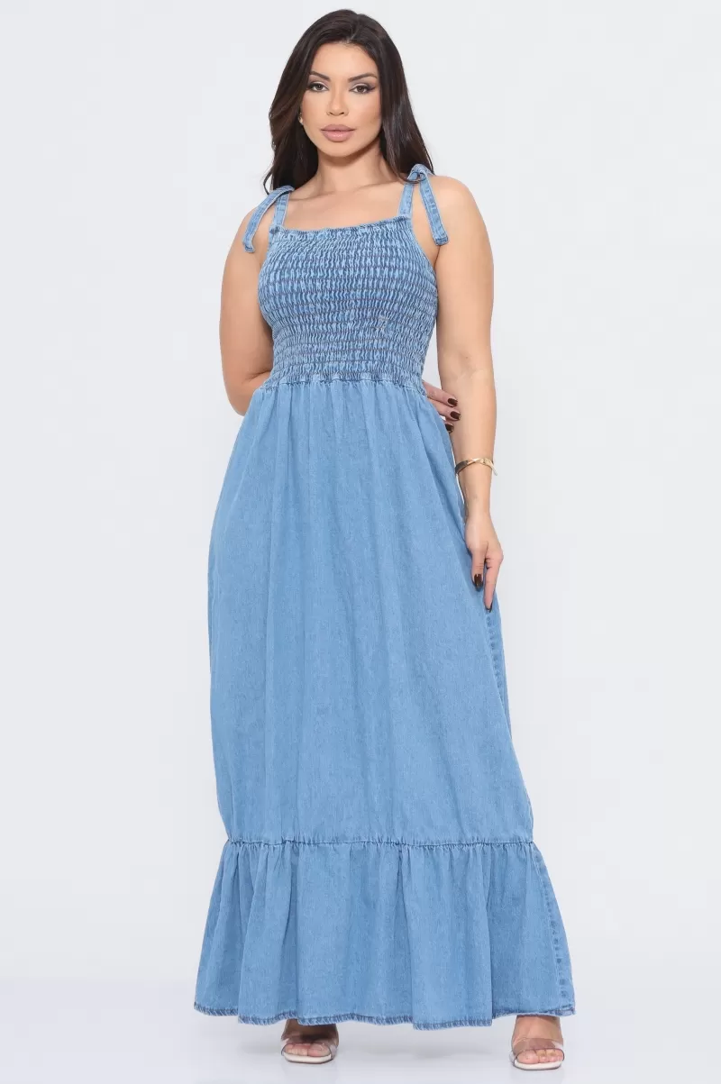 AS8 - Long Jeans Dress - AYB1001