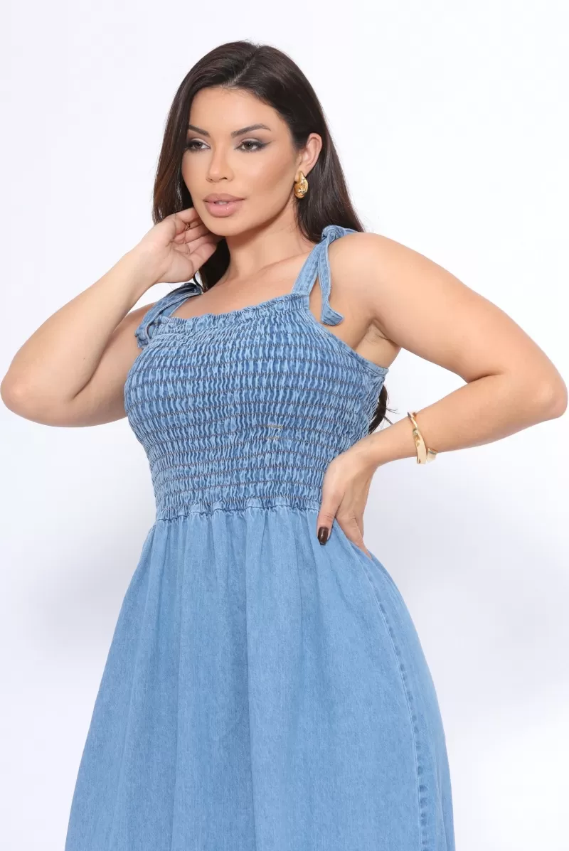 AS8 - Long Jeans Dress - AYB1001 AS8 - Long Jeans Dress - AYB1001