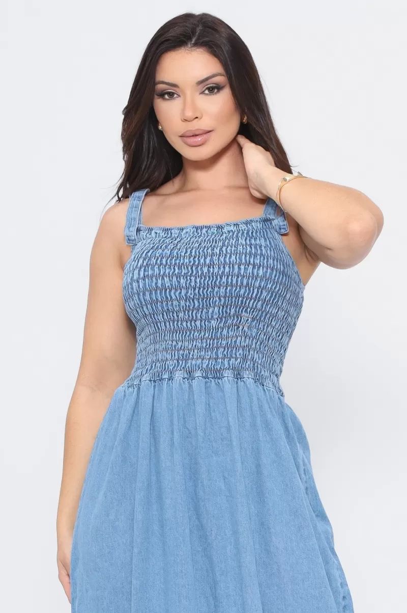AS8 - Long Jeans Dress - AYB1001 AS8 - Long Jeans Dress - AYB1001