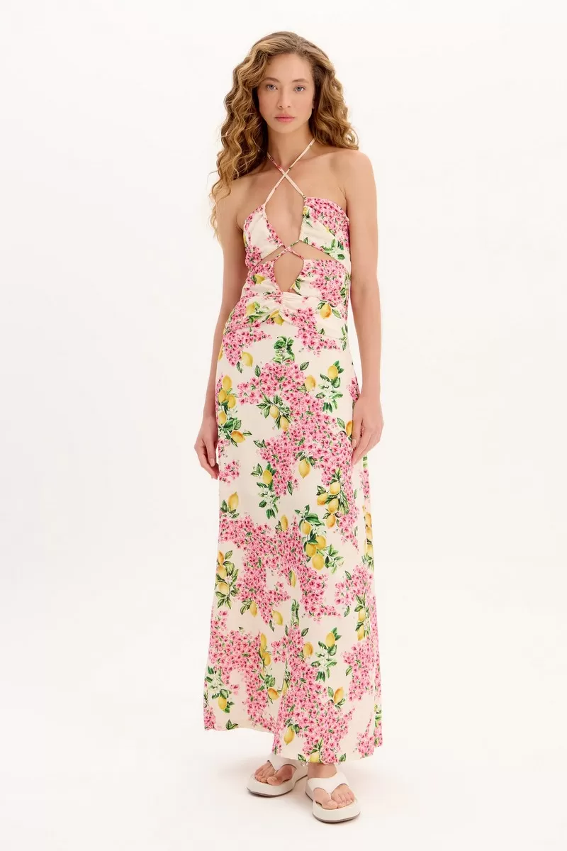 MYFT - SUPER MIDI DRESS WITH TIE - 502VE010576 MYFT - SUPER MIDI DRESS WITH TIE - 502VE010576
