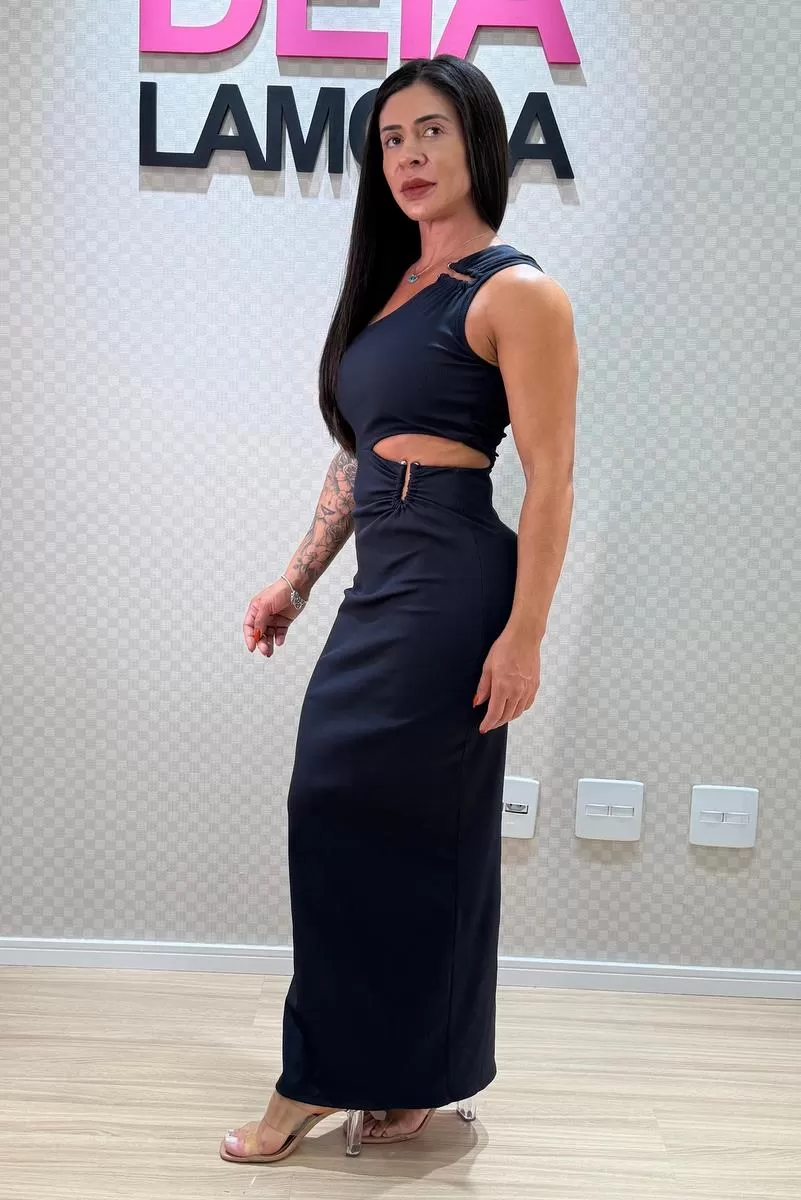MYFT - RIBBED DRESS WITH CUT OUT - 502VE010380 MYFT - RIBBED DRESS WITH CUT OUT - 502VE010380