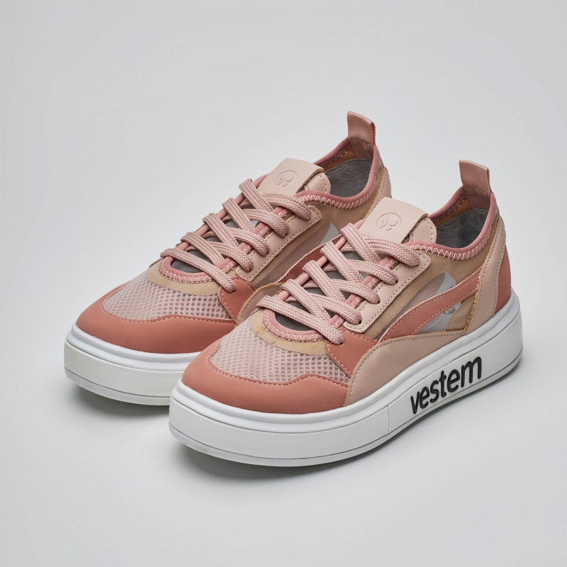 Vestem - Frida Multicolor Pink Romance and Pink Satin Sneakers - TE20.C0613 Vestem - Frida Multicolor Pink Romance and Pink Satin Sneakers - TE20.C0613