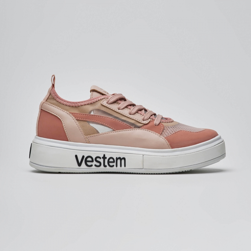 Vestem - Frida Multicolor Pink Romance and Pink Satin Sneakers - TE20.C0613