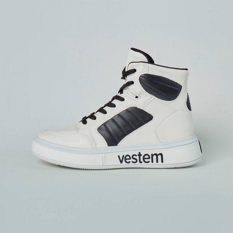 Vestem - Basquiat White and Black Sneakers - TE25.C0180