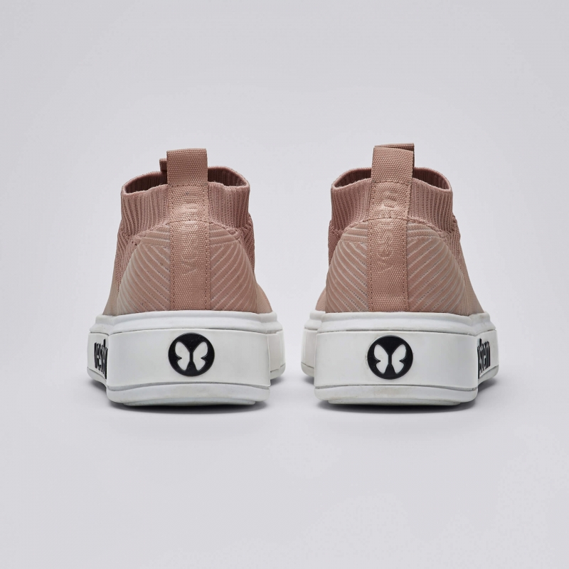 Vestem - Malfatti Pink Satin Sneakers - TE27.C0346 Vestem - Malfatti Pink Satin Sneakers - TE27.C0346