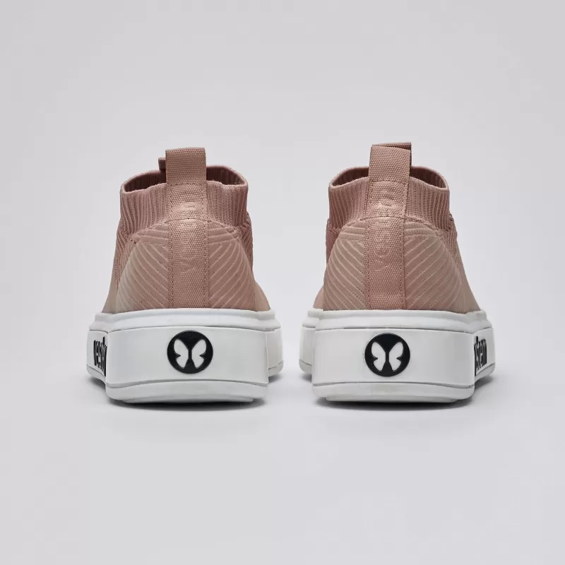 Vestem - Malfatti Pink Satin Sneakers - TE27.C0346