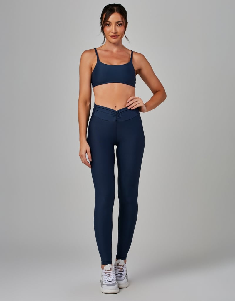 Vestem - Shark Blue Amethyst Top and Legging Set - CJ225.OUT.C0148