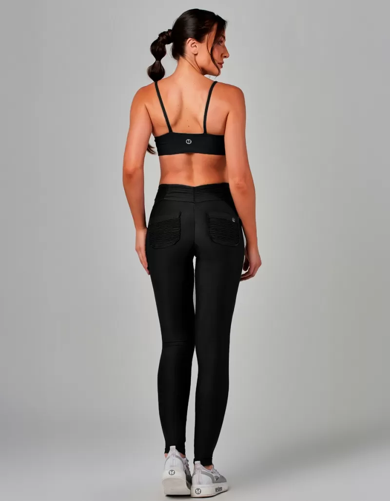 Vestem - Black Amethyst Leggings and Top Set - CJ225.OUT.C0002