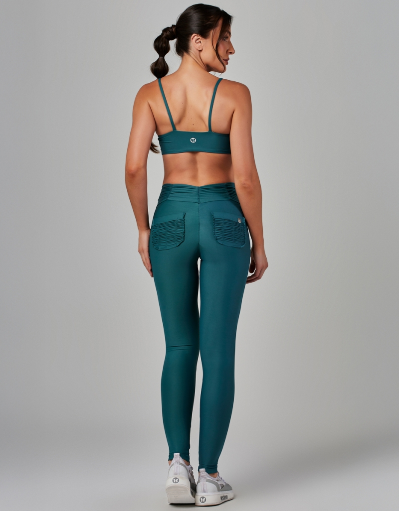 Vestem - Set Leggings and Top Amethyst Verde Palace - CJ225.OUT.C0429 Vestem - Set Leggings and Top Amethyst Verde Palace - CJ225.OUT.C0429