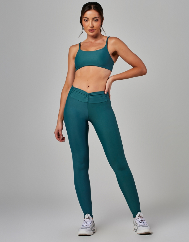 Vestem - Set Leggings and Top Amethyst Verde Palace - CJ225.OUT.C0429 Vestem - Set Leggings and Top Amethyst Verde Palace - CJ225.OUT.C0429