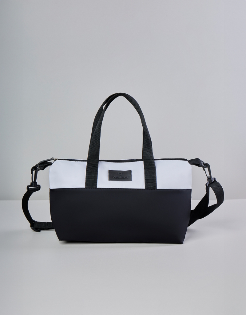 Vestem - Bicolor Thermal Hand Bag White and Black - BOL62.C0180