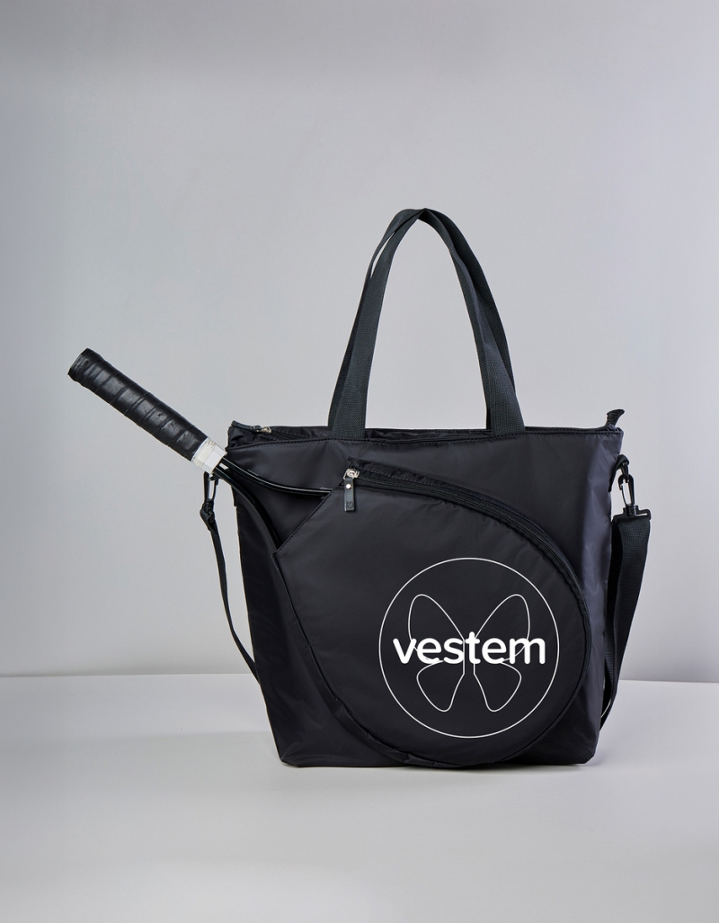 Vestem - Black Beach Tennis Hand Bag - BOL64.C0002 Vestem - Black Beach Tennis Hand Bag - BOL64.C0002