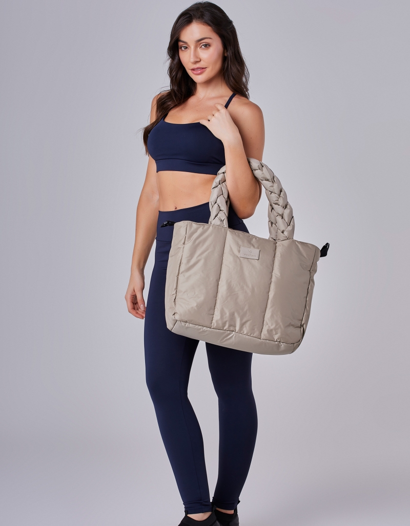 Vestem - Mameshssê Beige Oatmeal Braid Hand Bag - BOL66.C0573 Vestem - Mameshssê Beige Oatmeal Braid Hand Bag - BOL66.C0573