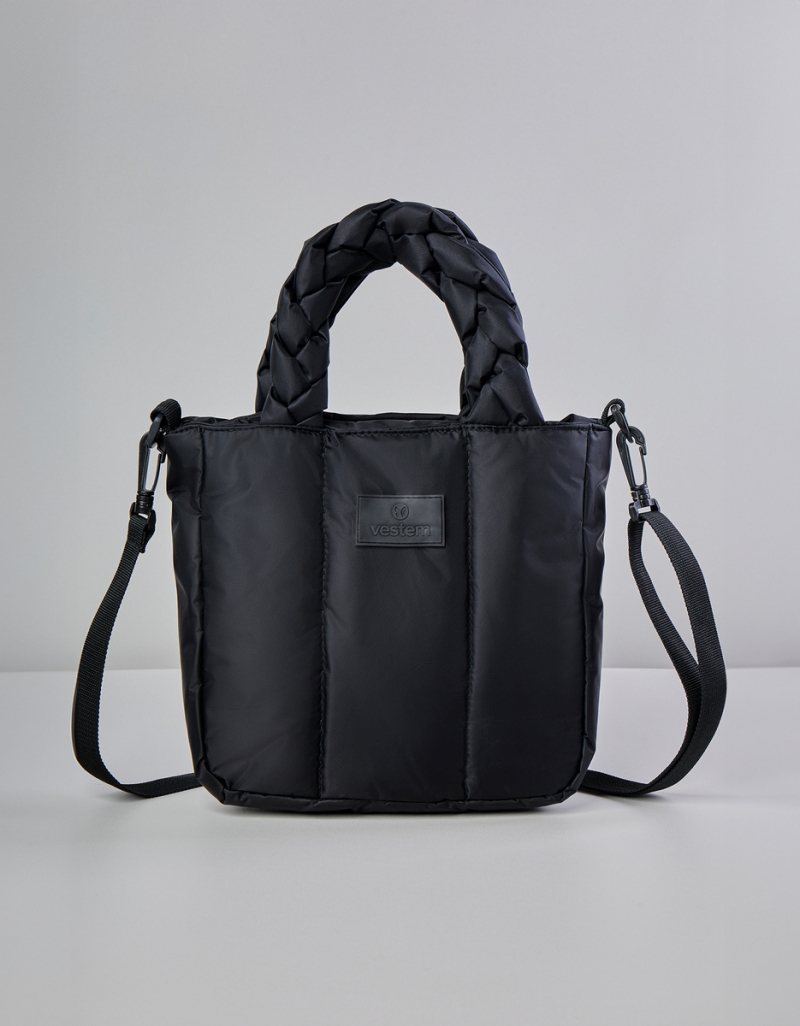 Vestem - Mameshssê Black Braid Mini Hand Bag - BOL67.C0002
