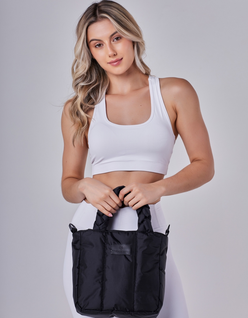 Vestem - Mameshssê Black Braid Mini Hand Bag - BOL67.C0002 Vestem - Mameshssê Black Braid Mini Hand Bag - BOL67.C0002