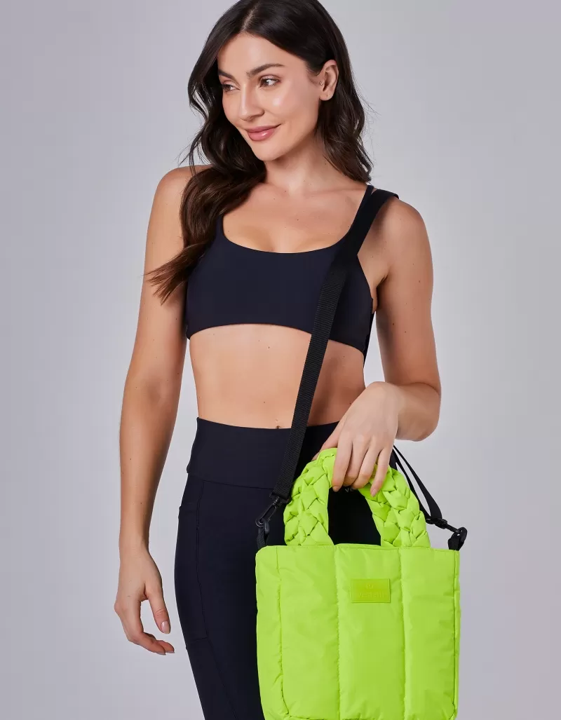 Vestem - Mini Hand Bag Braid Mameshssê Neon Yellow - BOL67.C0009