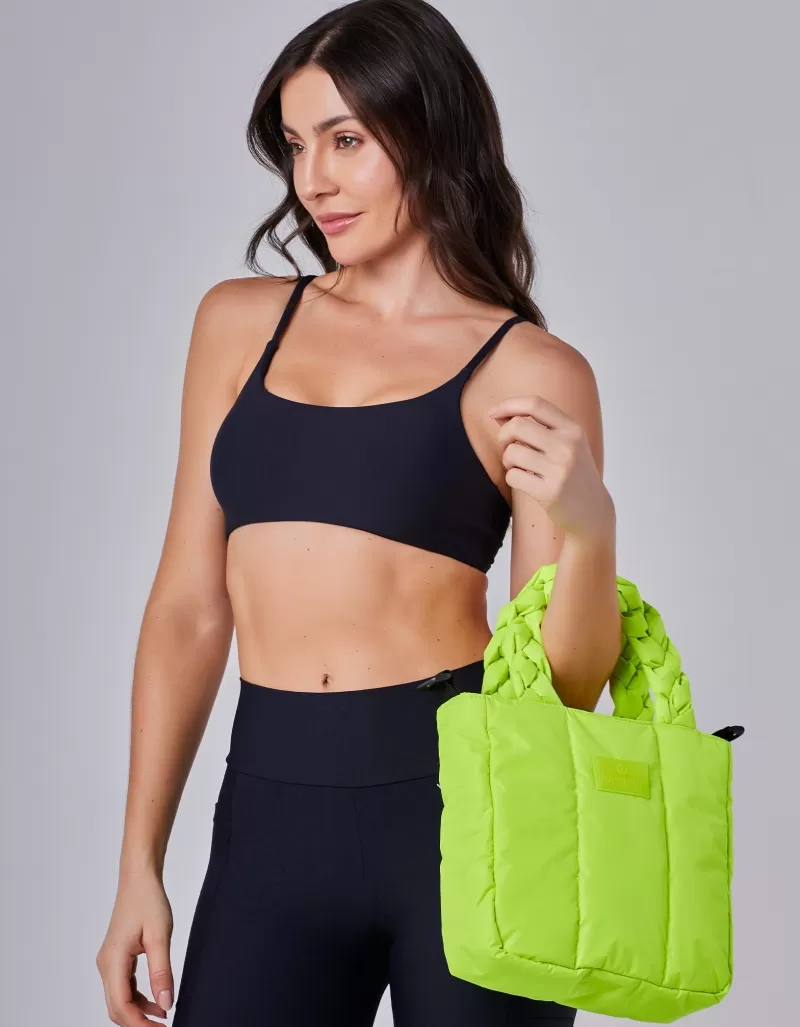 Vestem - Mini Hand Bag Braid Mameshssê Neon Yellow - BOL67.C0009