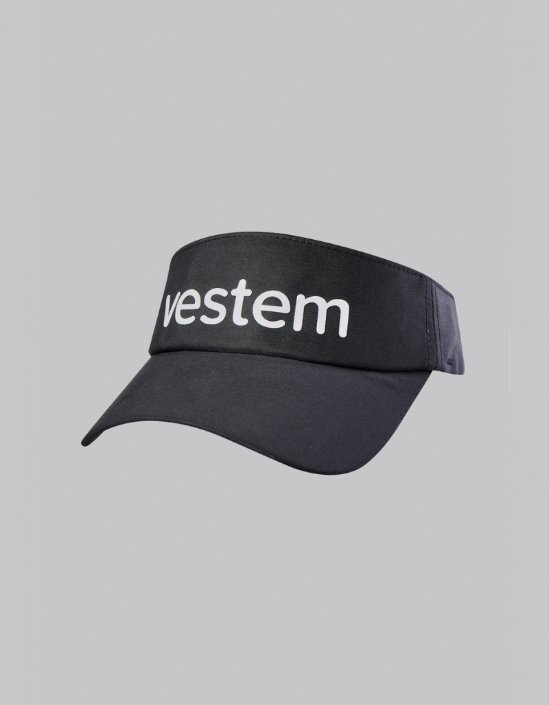 Vestem - Black High Relief Silk Visor - VS20.C0002
