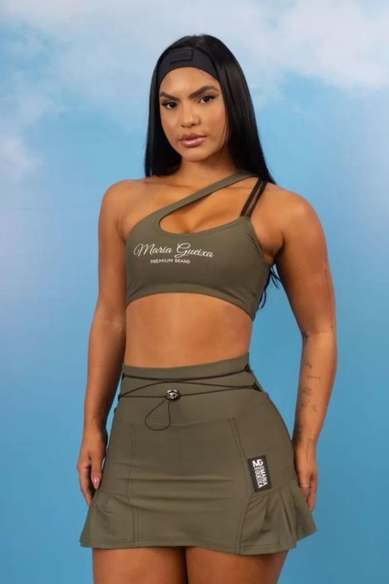 Maria Gueixa - MILITARY CROPPED SET AND SHORTS SKIRT ELITE MARIA GUEIXA - 11865 Maria Gueixa - MILITARY CROPPED SET AND SHORTS SKIRT ELITE MARIA GUEIXA - 11865