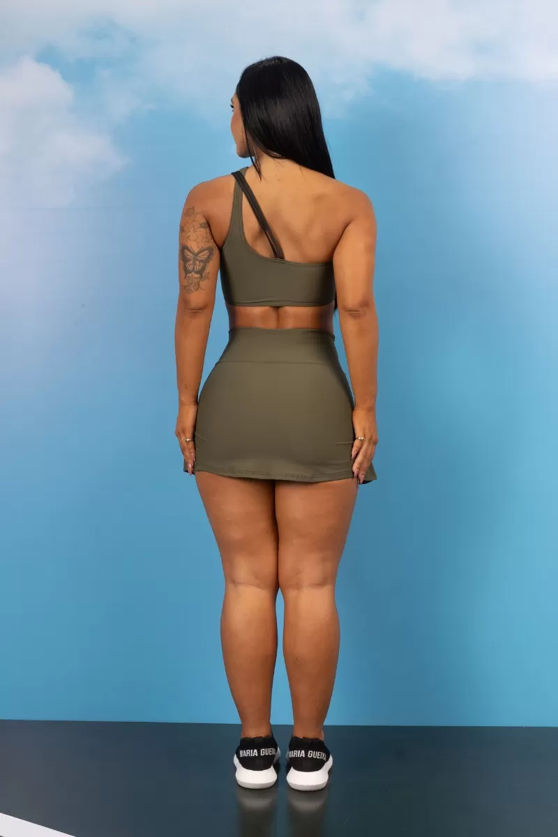 Maria Gueixa - MILITARY CROPPED SET AND SHORTS SKIRT ELITE MARIA GUEIXA - 11865 Maria Gueixa - MILITARY CROPPED SET AND SHORTS SKIRT ELITE MARIA GUEIXA - 11865