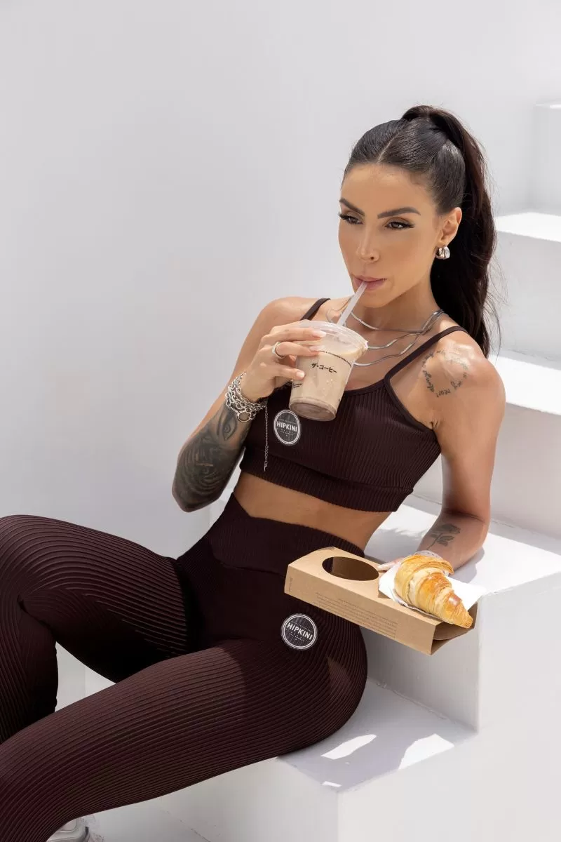 Hipkini - Summer Glow Coffee Top with Thin Straps - 33330916 Hipkini - Summer Glow Coffee Top with Thin Straps - 33330916