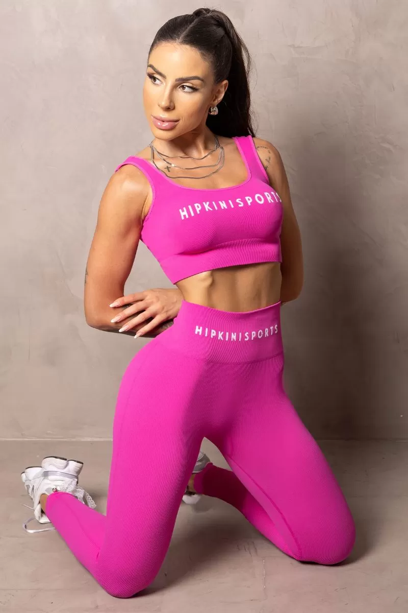 Hipkini - Seamless Summer Glow Pink Legging - 33331077 Hipkini - Seamless Summer Glow Pink Legging - 33331077