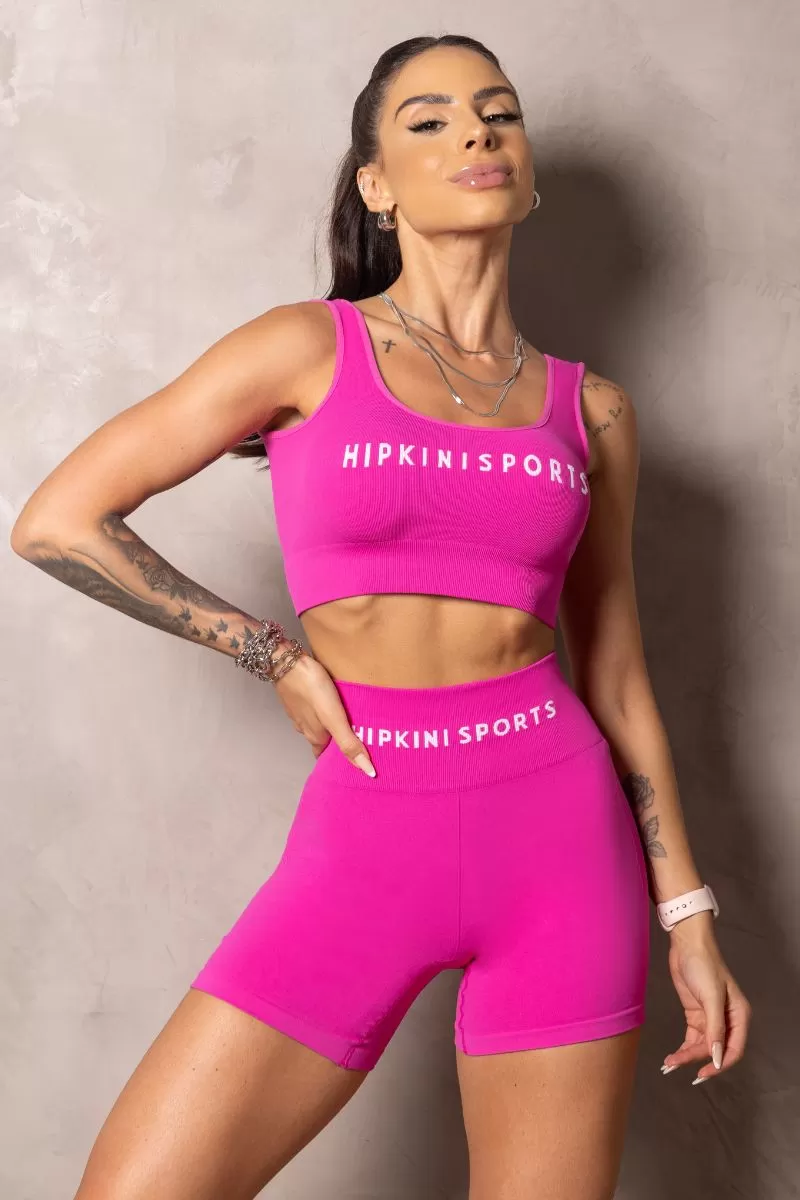 Hipkini - Seamless Summer Glow Pink Shorts - 33331084 Hipkini - Seamless Summer Glow Pink Shorts - 33331084