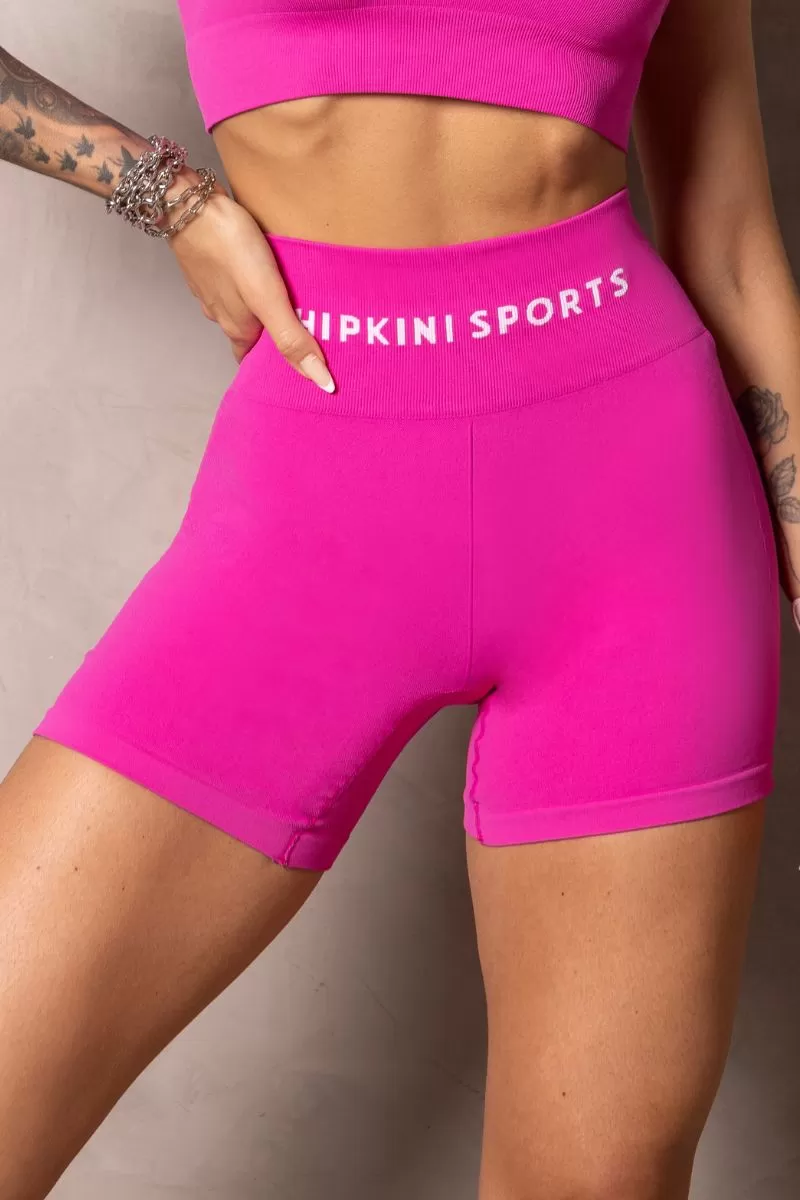 Hipkini - Seamless Summer Glow Pink Shorts - 33331084