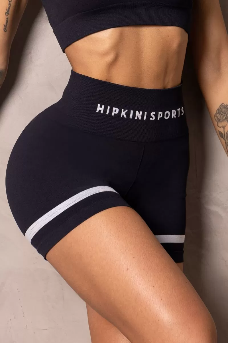 Hipkini - Seamless Summer Glow Shorts Black - 33331081