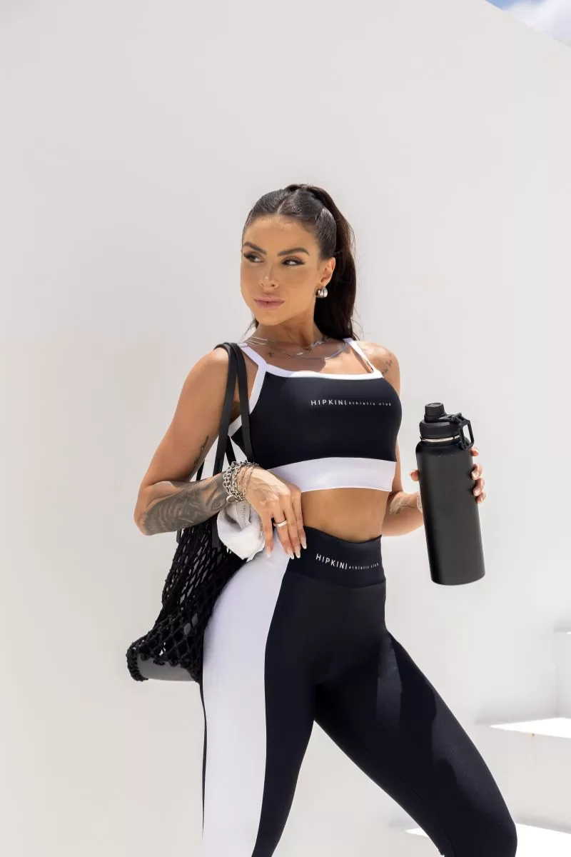 Hipkini - Summer Glow Top Black with White Detail - 33330875