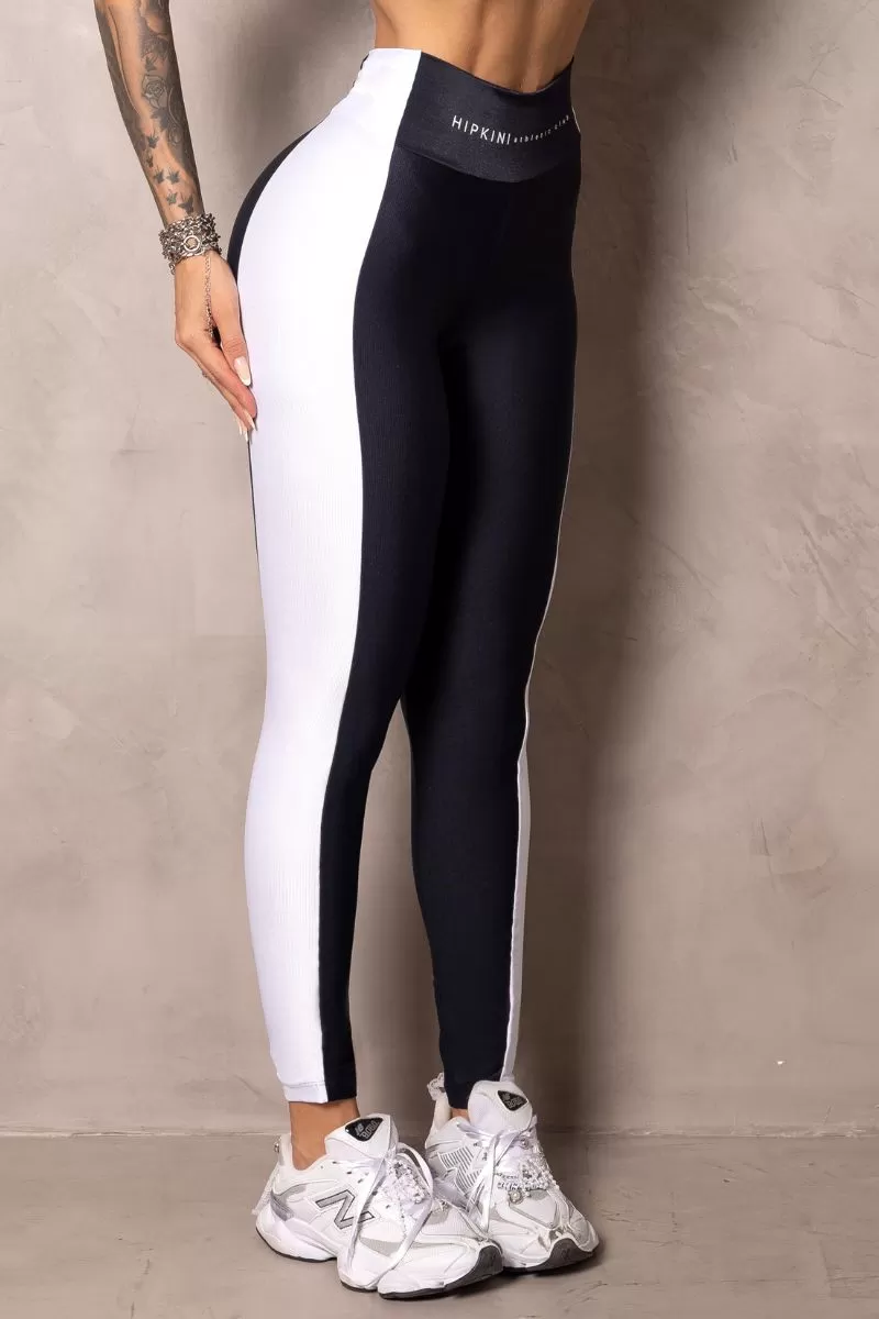 Hipkini - Summer Glow Black Leggings with Silk - 33330876