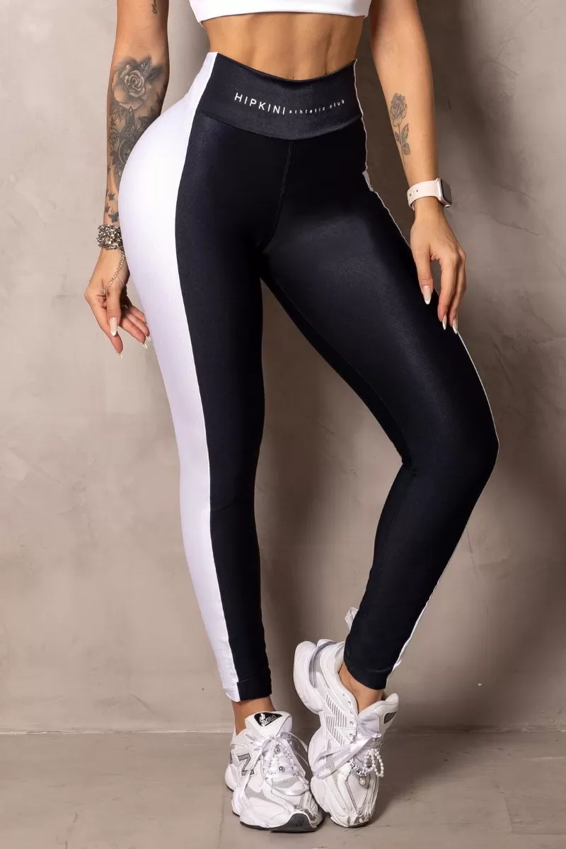 Hipkini - Summer Glow Black Leggings with Silk - 33330876