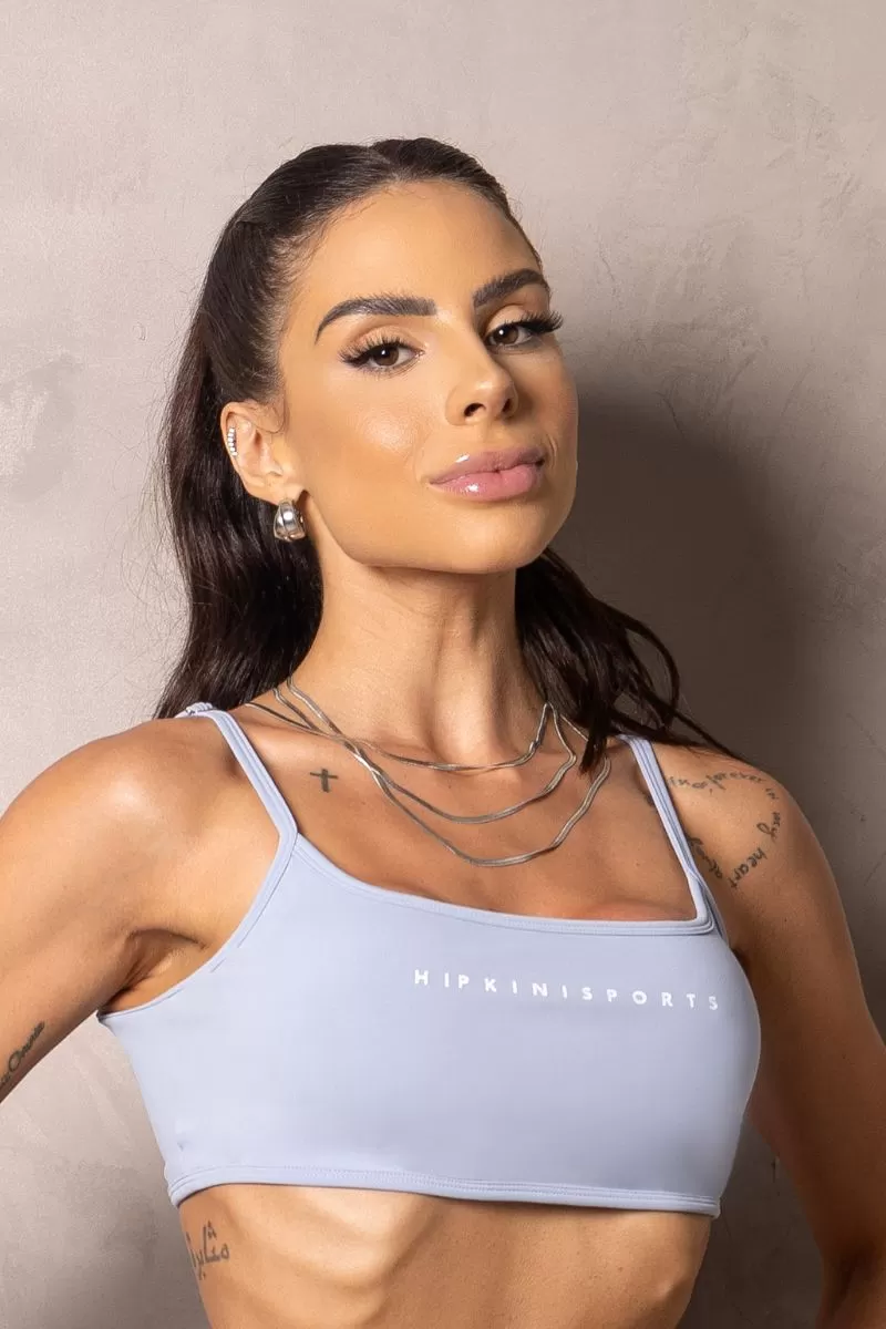 Hipkini - Summer Glow Baby Blue Top with Silk - 33330924 Hipkini - Summer Glow Baby Blue Top with Silk - 33330924