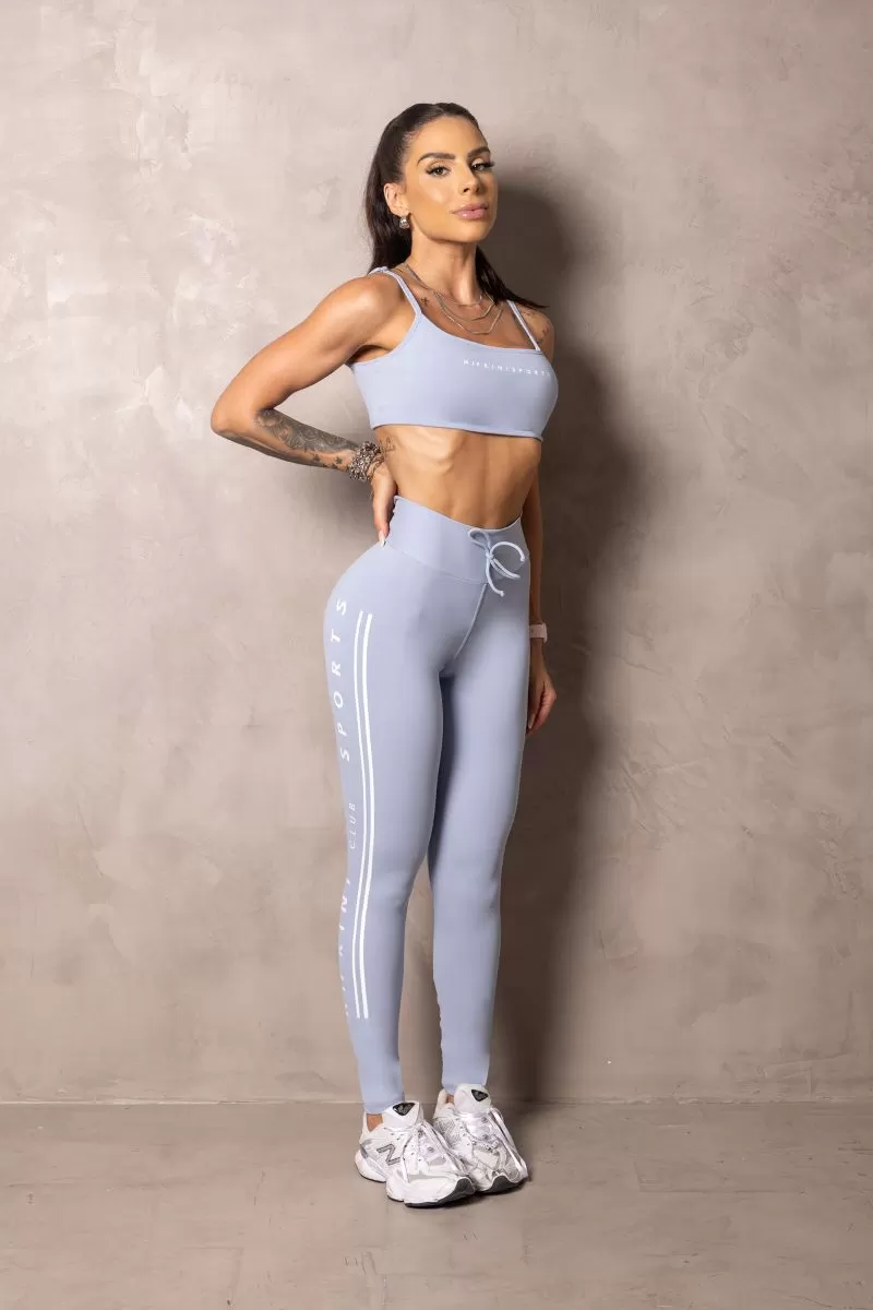 Hipkini - Summer Glow Baby Blue Legging with Silk - 33330925