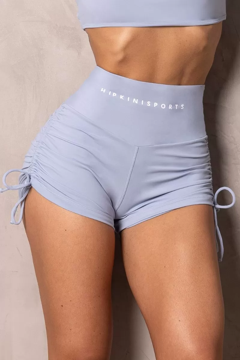 Hipkini - Summer Glow Baby Blue Shorts with Silk - 33330926