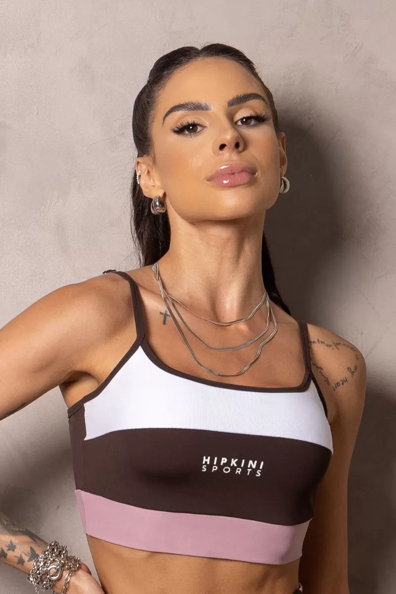 Hipkini - Summer Glow Coffee top with silk - 33330921 Hipkini - Summer Glow Coffee top with silk - 33330921