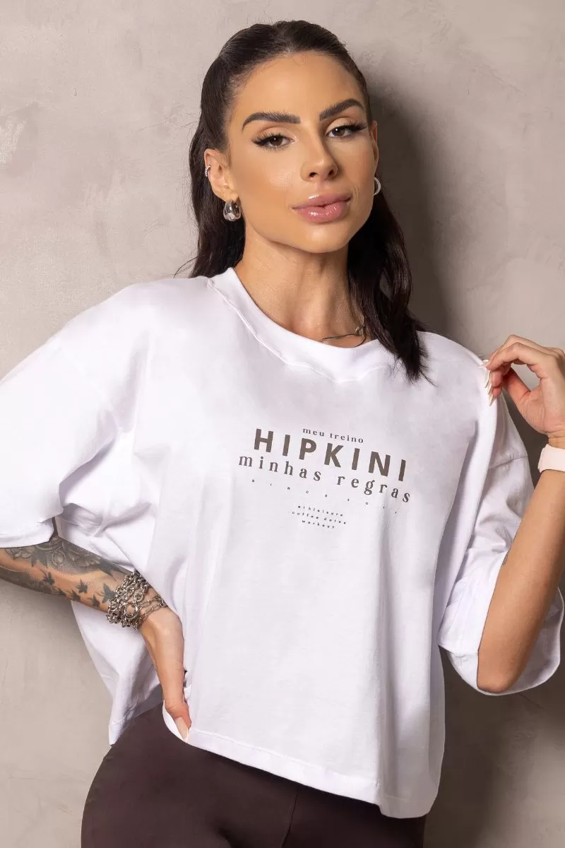 Hipkini - Cropped Summer Glow White with silk - 33330923