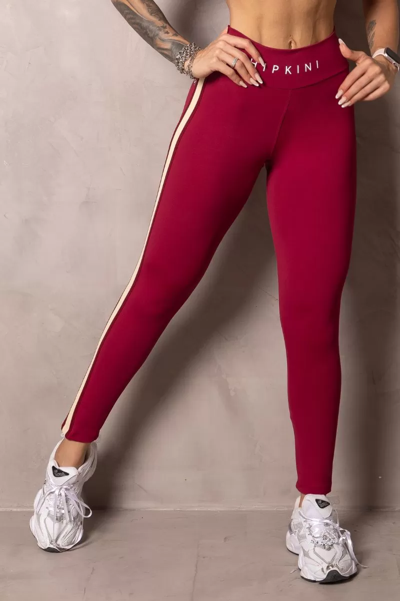 Hipkini - Summer Glow Merlot Wine Leggings with Silk - 33330932 Hipkini - Summer Glow Merlot Wine Leggings with Silk - 33330932