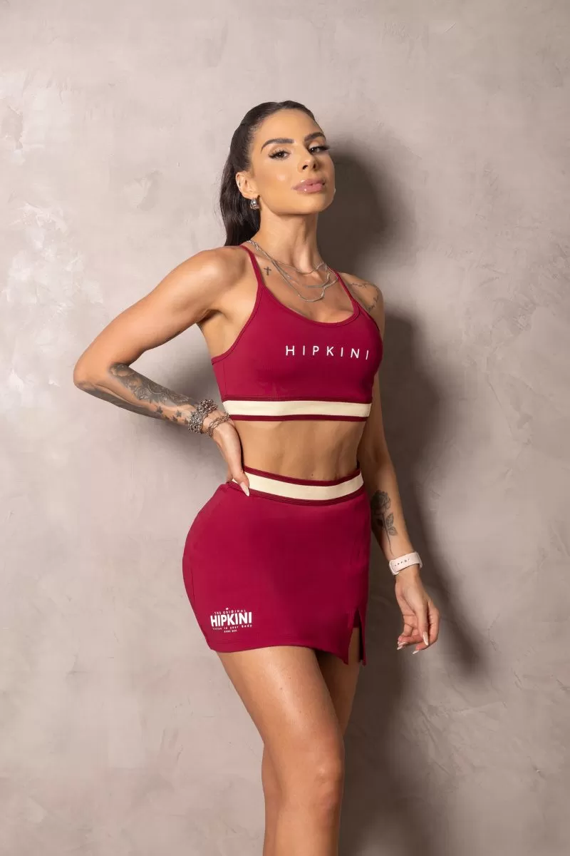 Hipkini - Summer Glow Shorts Wine Merlot with Silk - 33330933