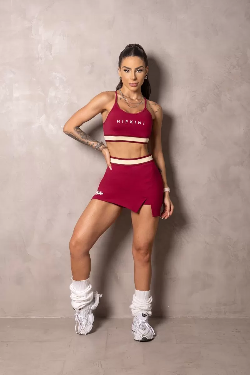 Hipkini - Summer Glow Shorts Wine Merlot with Silk - 33330933