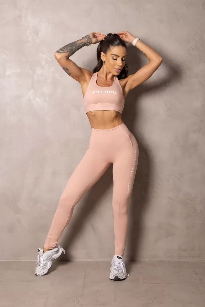 Hipkini - Summer Glow Nude Leggings with Draping - 33330937