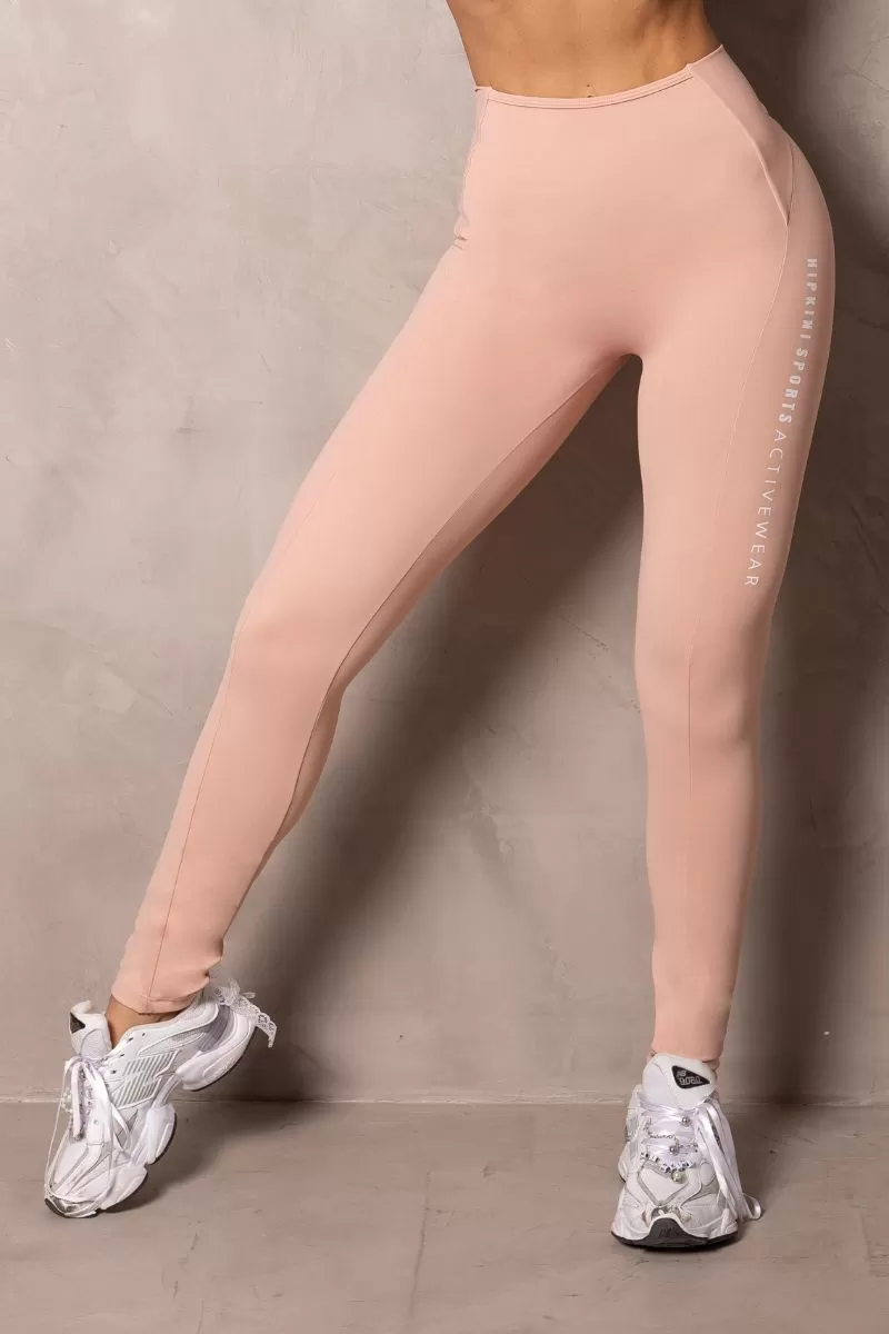 Hipkini - Summer Glow Nude Leggings with Draping - 33330937