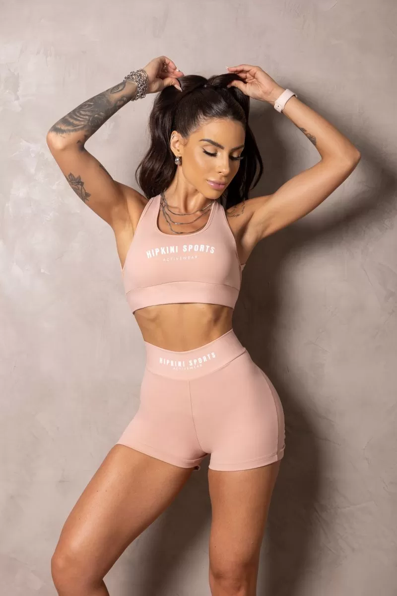Hipkini - Summer Glow Nude Shorts with Draping - 33330938
